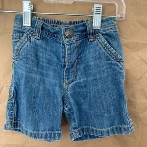 Denim baby shorts